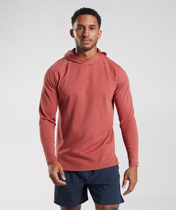 Bluzy Z Kapturem Męskie Gymshark Studio Różowe Brązowe | PL 3596CTV